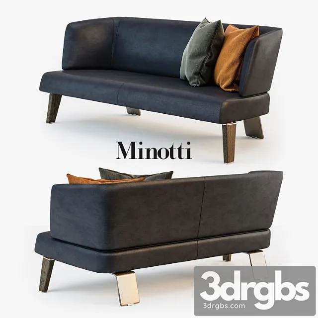 Minotti Creed Lounge Sofa 2 3dsmax Download