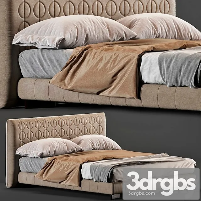 Minotti Curtis Bed 2 3dsmax Download