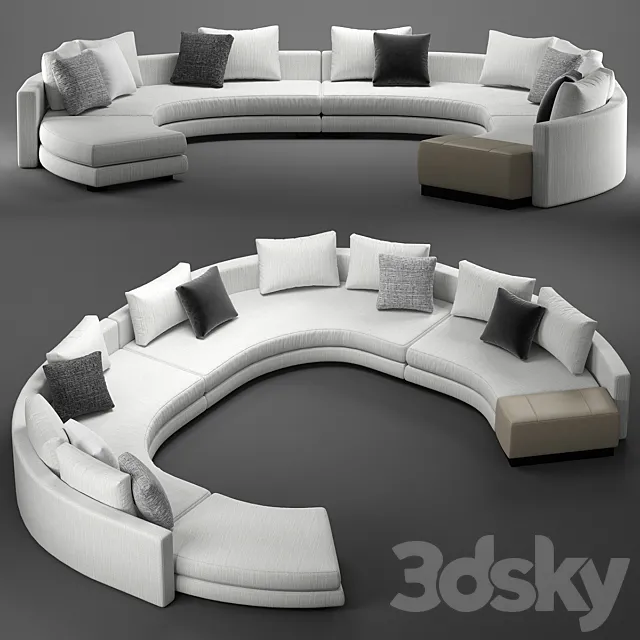 minotti daniels arrangement D 3ds Max