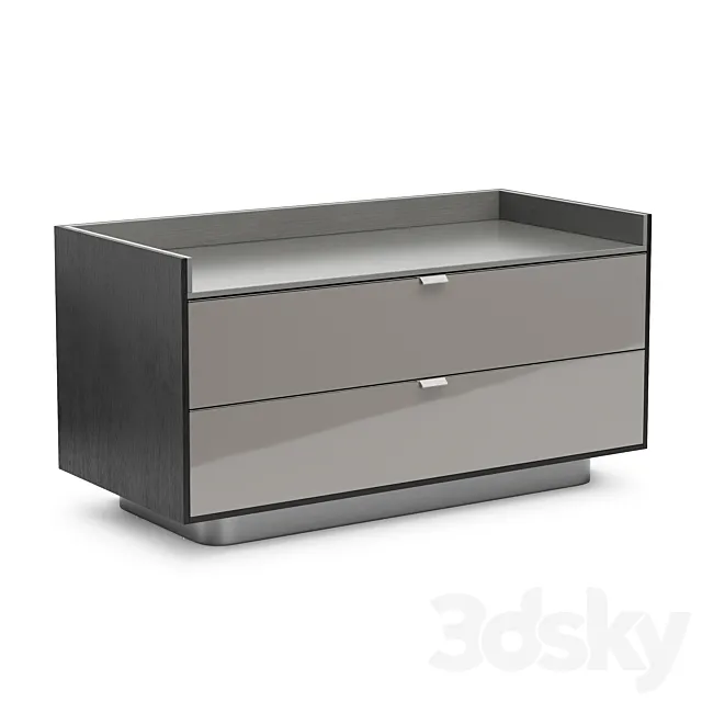 Minotti Darren Chest With 2 Drawers 3DS Max Model