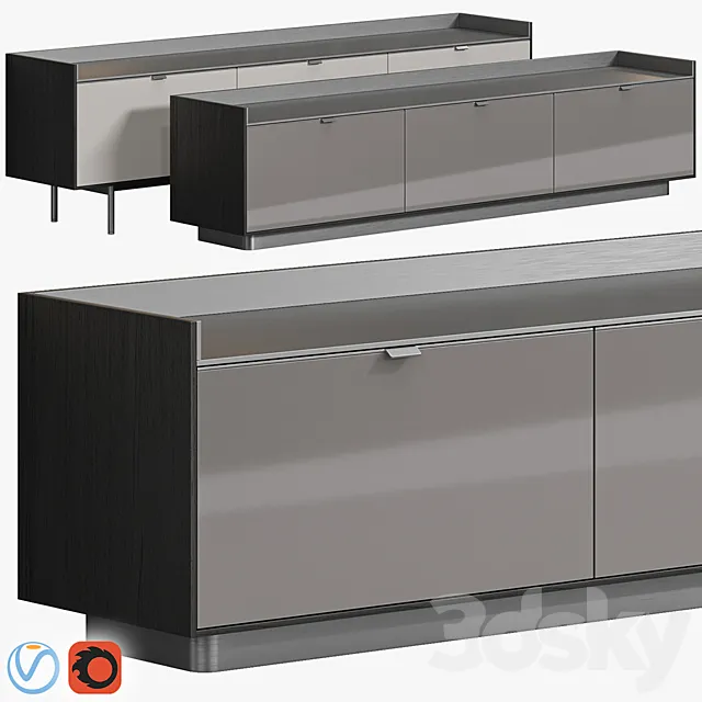Minotti Darren Dining Sideboard 3ds Max
