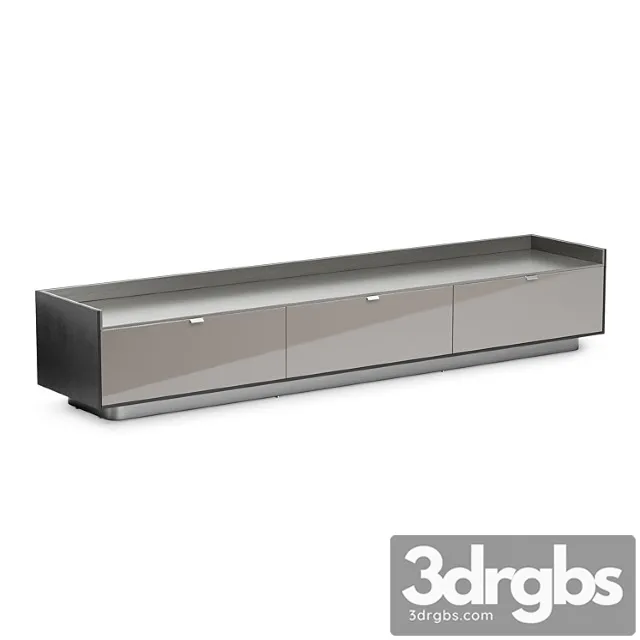 Minotti darren sideboard with 3 drawers 2 3dsmax Download