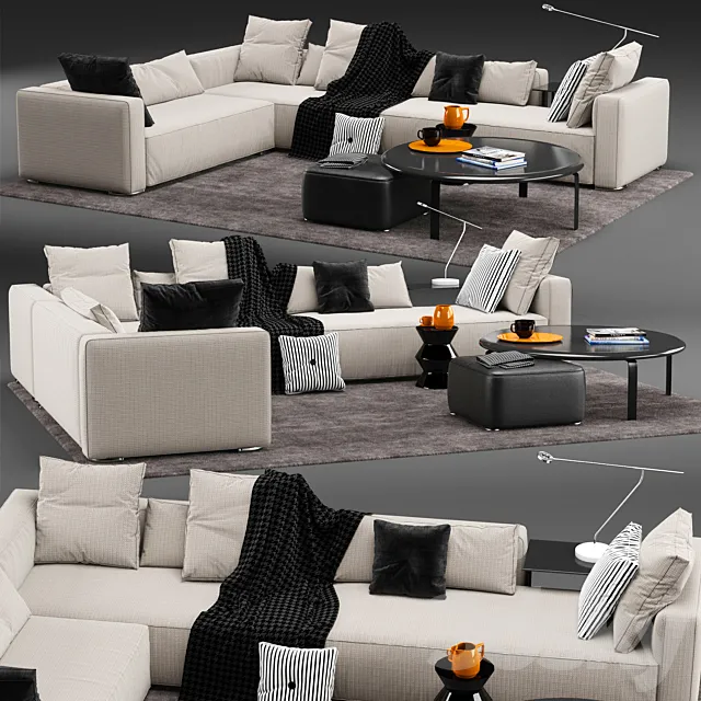 Minotti Donovan 3ds Max