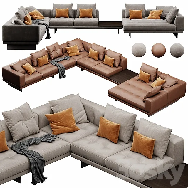 Minotti Dylan Set 7 3ds Max