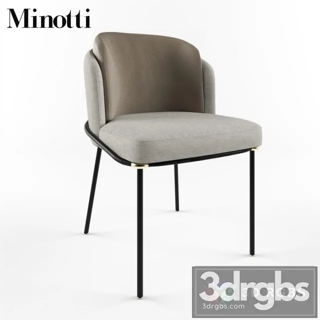 Minotti Final Fill Noir Chair 3dsmax Download