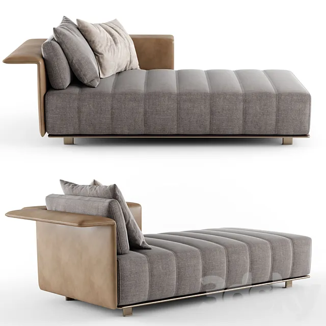 Minotti FREEMAN Chaise Longue_03 3ds Max