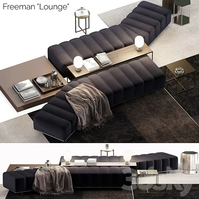 Minotti Freeman Lounge 3DSMax File