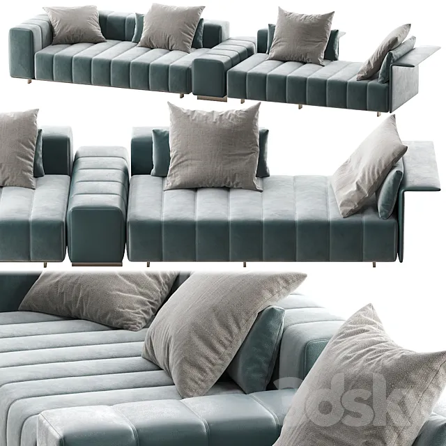 Minotti freeman seating system 3ds Max