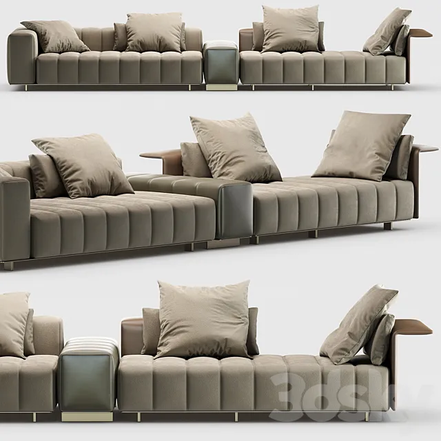 Minotti Freeman seating system 3DS Max Model