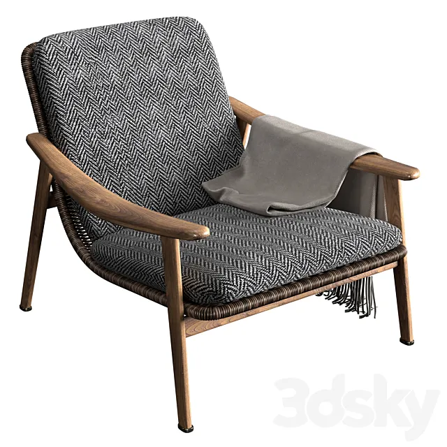 Minotti fynn armchair 3DSMax File