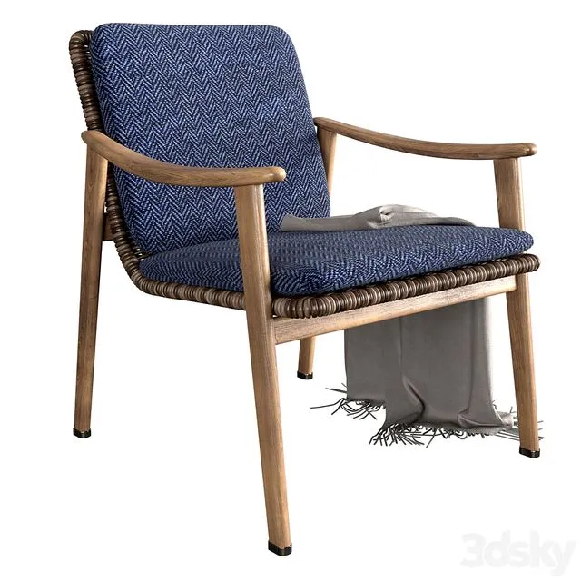 Minotti fynn little armchair 3dsMax Model