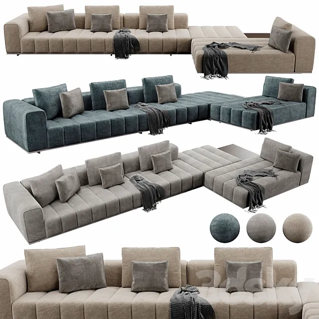 Minotti Goodman 3ds Max