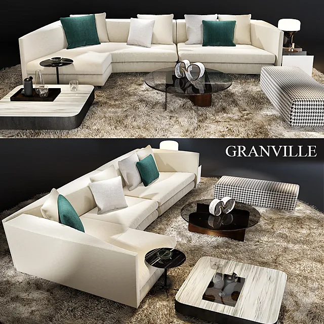 minotti granville 3DS Max Model