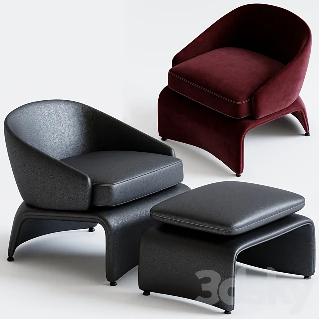 Minotti halley 3ds Max