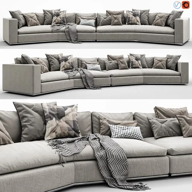 Minotti Hamilton Arrangement 13 3dsMax Model