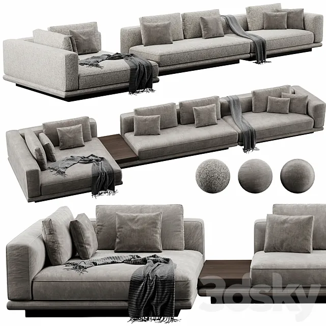 Minotti Horizonte 3DS Max Model