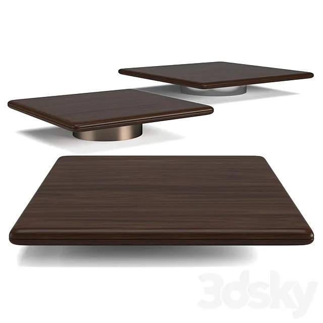 Minotti Horizonte coffee tables set 3ds Max