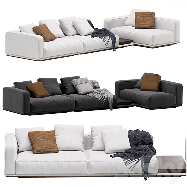 Minotti Horizonte Modular Sofa 10 3DSMax File