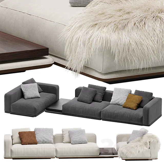 Minotti HORIZONTE Modular Sofa 14 3ds Max
