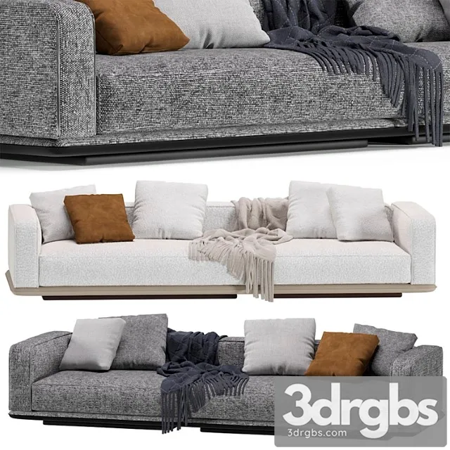 Minotti horizonte modular sofa 2 3dsmax Download