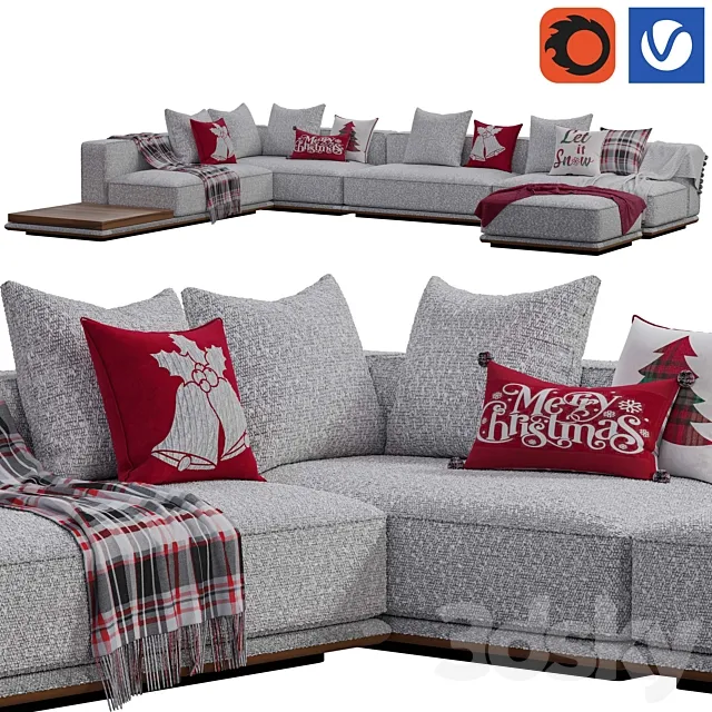 Minotti Horizonte Modular Sofa 3DS Max Model