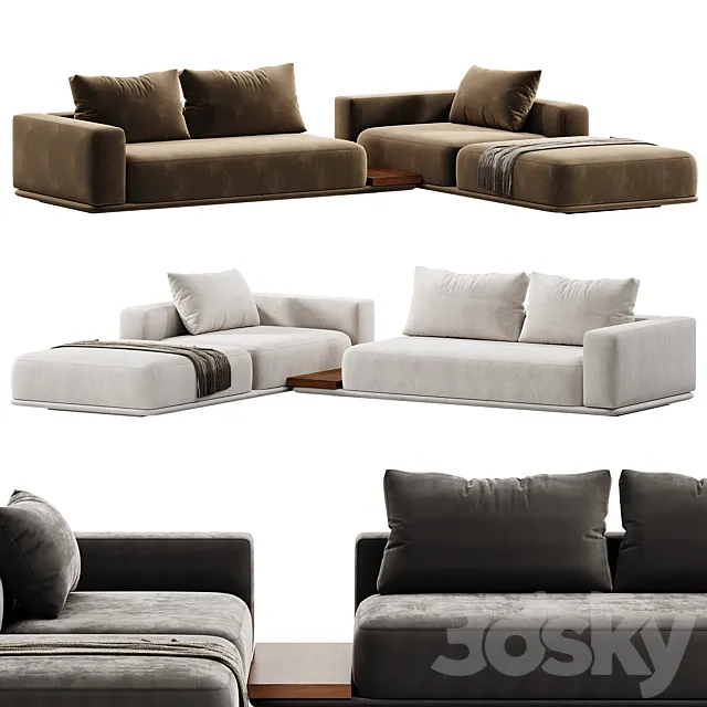 Minotti Horizonte Modular Sofa 3dsMax Model