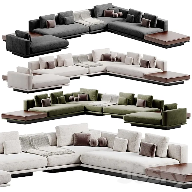 Minotti Horizonte Sofa | Sofa 3ds Max
