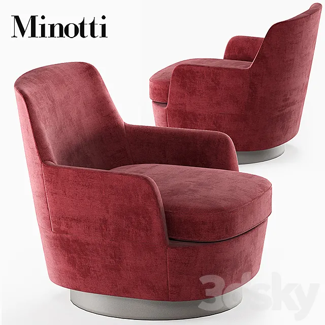 Minotti Jacques 3ds Max