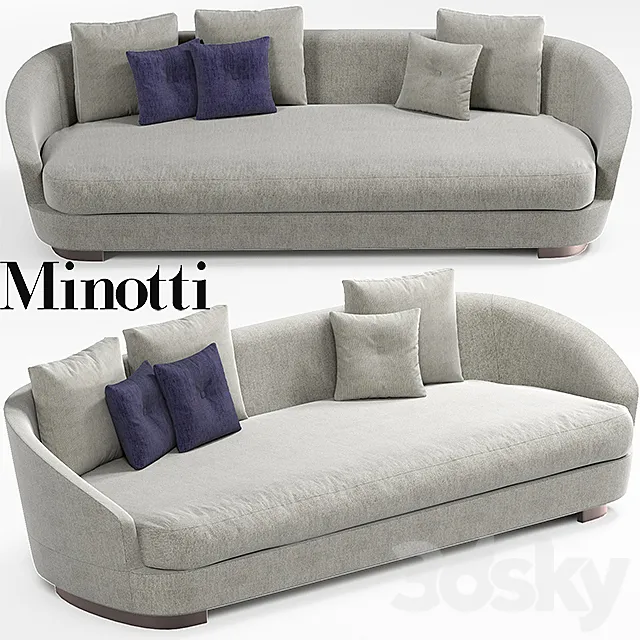 Minotti Jacques 3DS Max Model