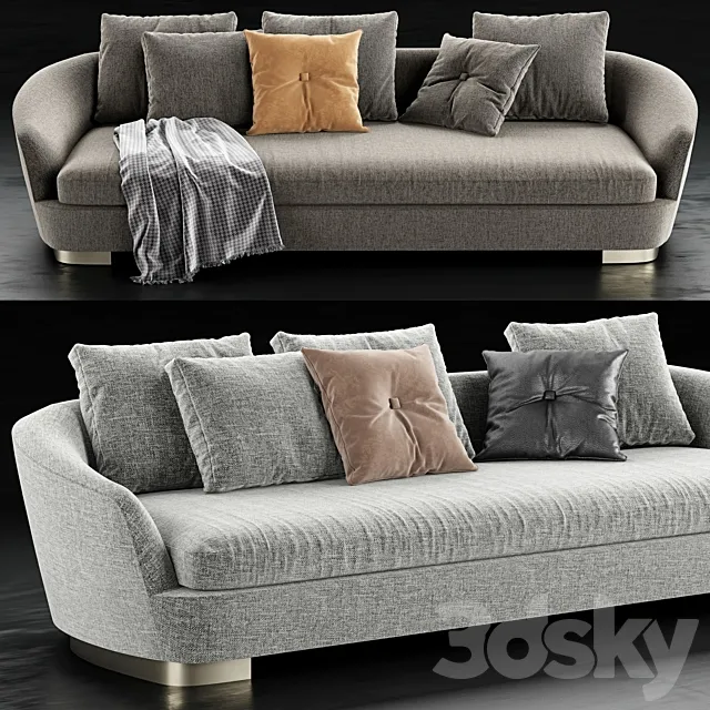 Minotti Jacques Sofa 3DSMax File