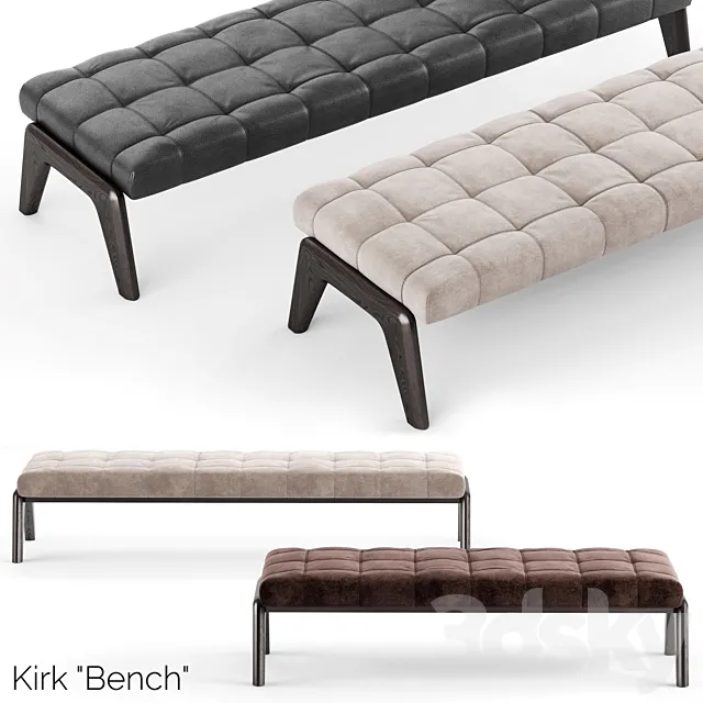 Minotti Kirk Bench 3DSMax File