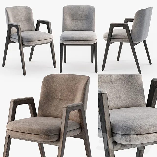 Minotti Lance chair 3ds Max