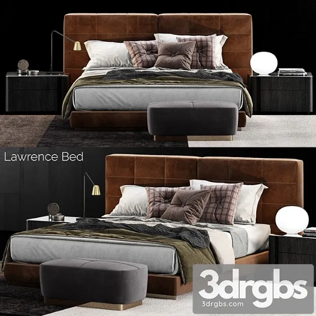 Minotti lawrence bed 4 2 3dsmax Download