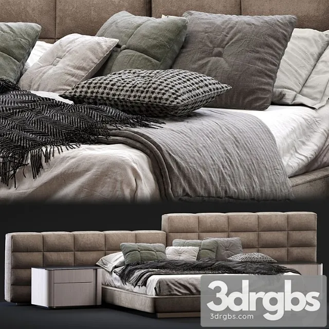 Minotti – lawrence bed_3 2 3dsmax Download