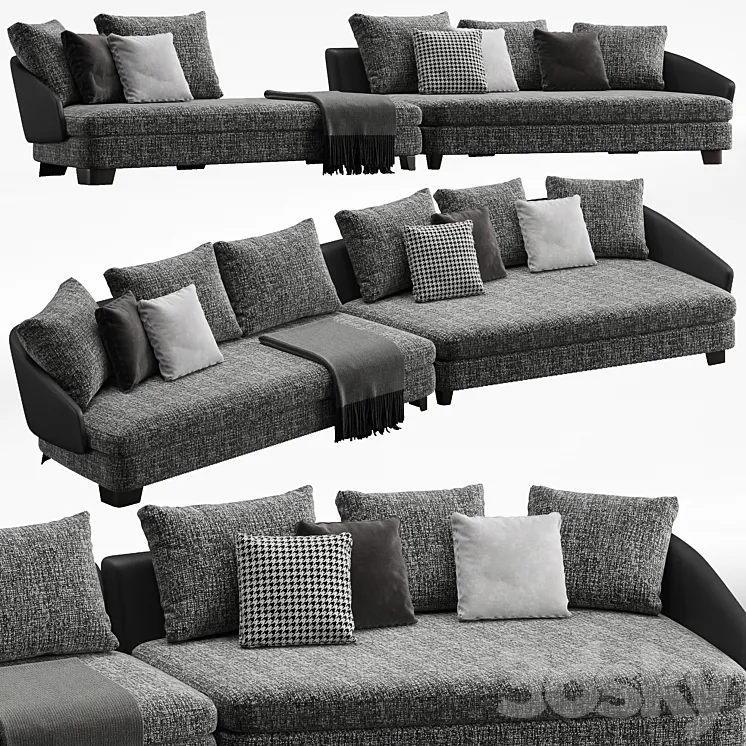 Minotti lawson sofa 3DS Max Model