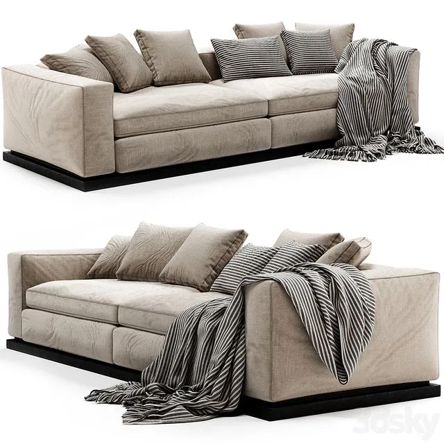 Minotti Leonard Sofa 3dsMax Model