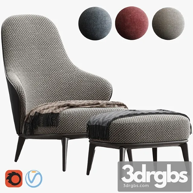 Minotti leslie armchair 1