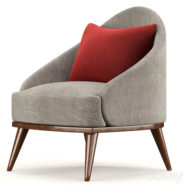 Minotti Leslie Armchair 3dsMax Model