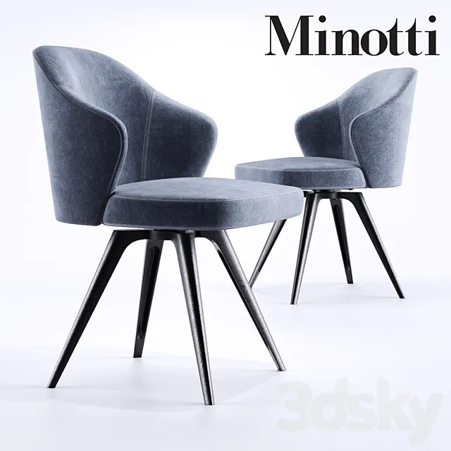 Minotti Leslie Girevole Base 3DSMax File