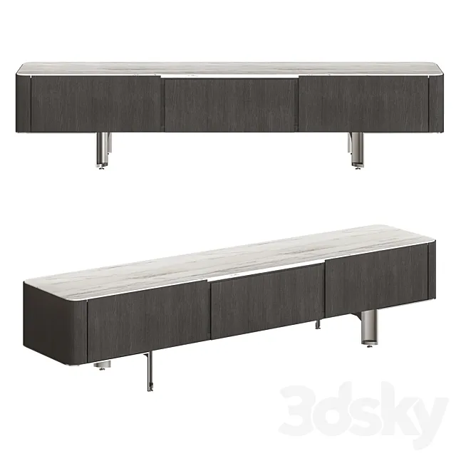 Minotti Lou Sideboard 3DSMax File