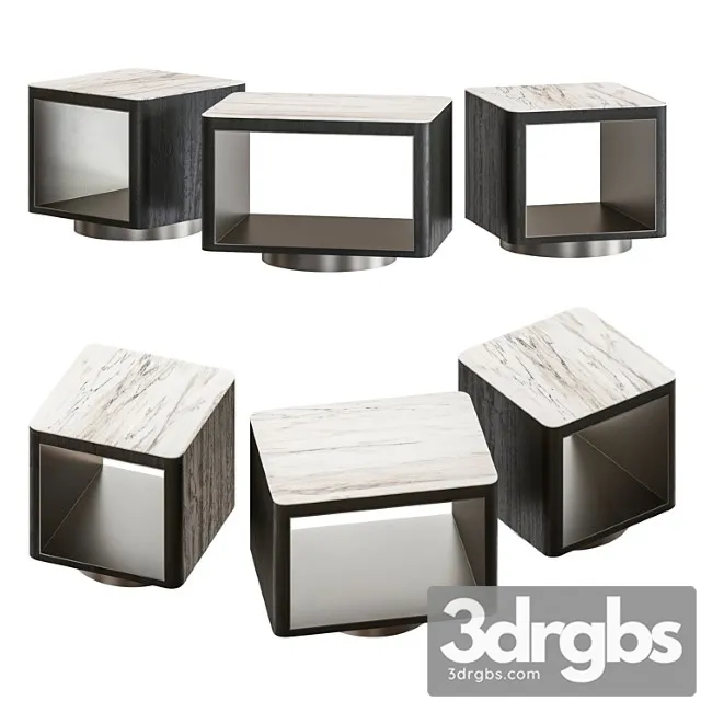 Minotti milton bedside tables 2 3dsmax Download