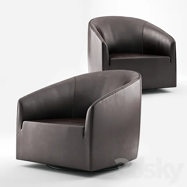 Minotti Portofino Armchair 3DS Max Model