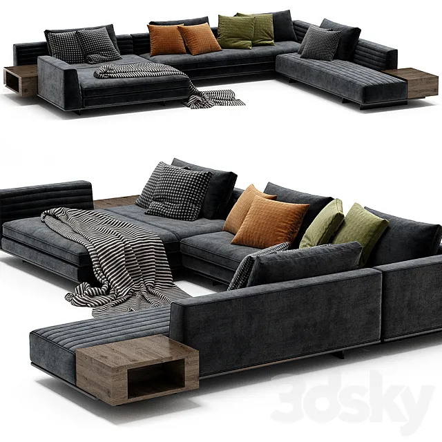 Minotti Roger 3ds Max
