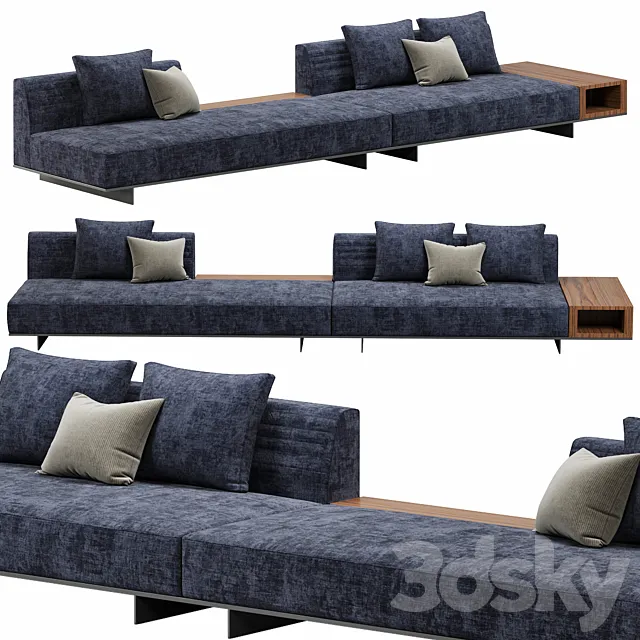 Minotti roger sofa 3ds Max
