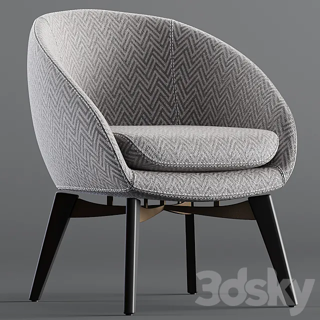 Minotti Russell Lounge  3DS Max Model