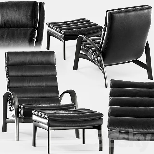 Minotti Saville Armchair 3ds Max