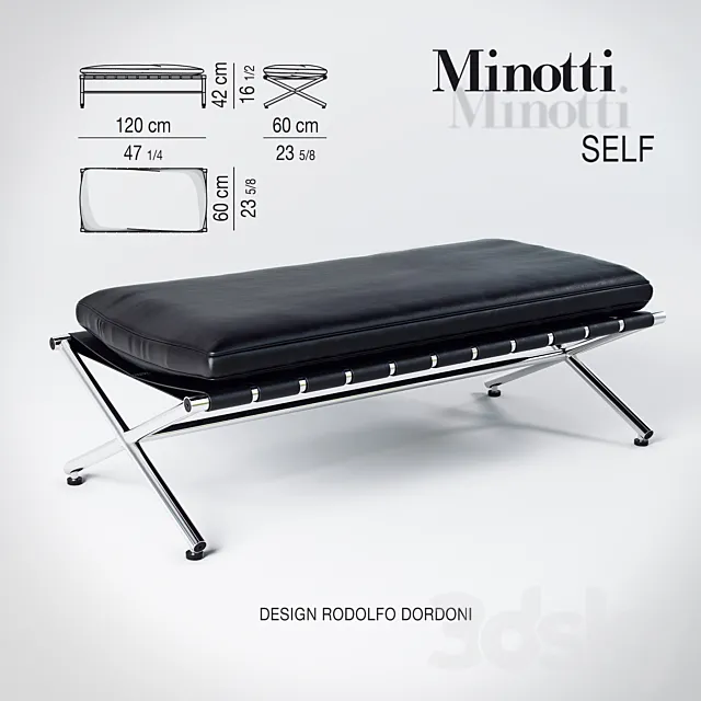 Minotti Self 3DS Max Model