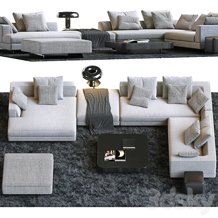 MINOTTI SET 18 3DS Max Model