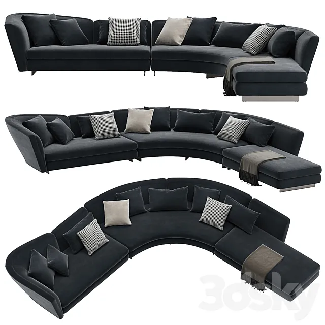 Minotti Seymour L modular 3DSMax File