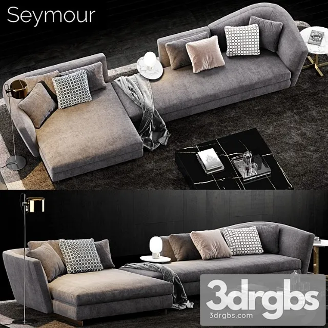 Minotti seymour sofa 2 2 3dsmax Download